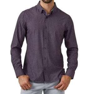 7Diamonds - Meknes Long Sleeve Patterned Shirt