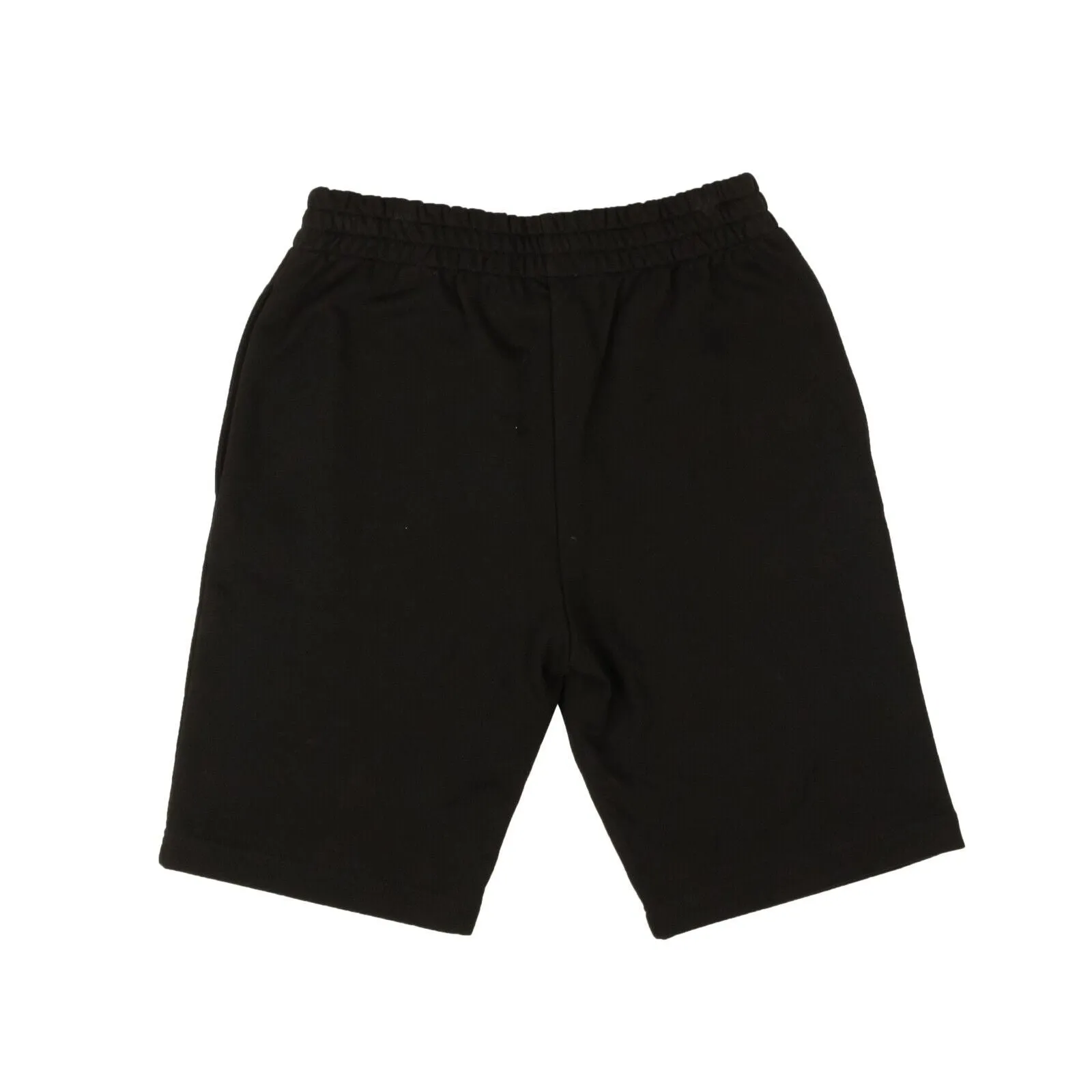 Black Embroidered Logo Sweat Shorts
