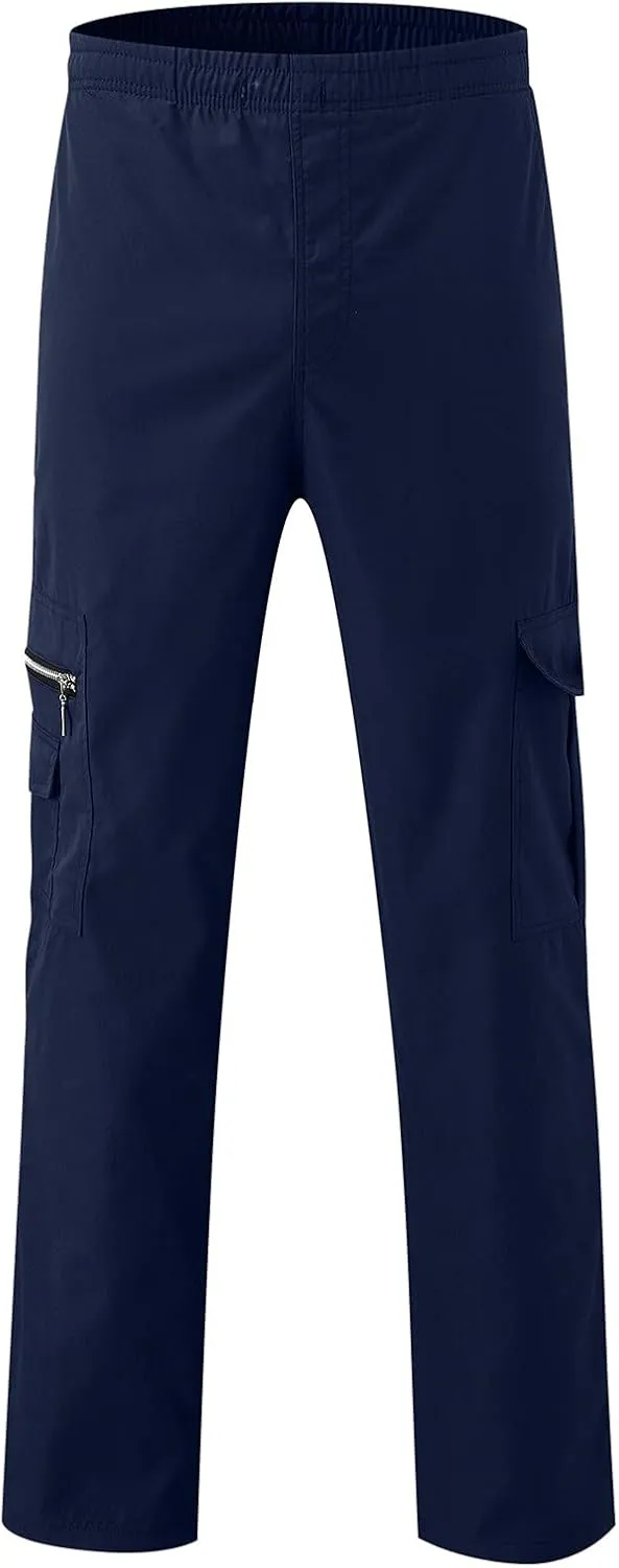 Cargo Sweatpants for Men Big and Tall Men's Casual Cargo Pants Loose Fit Jogger Sweatpants Tactical Work Pants Multi