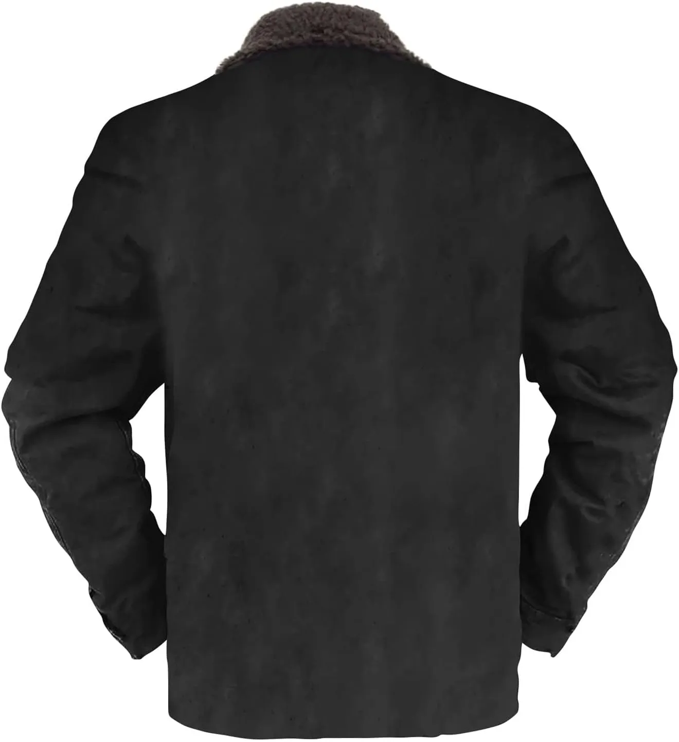 evzosrz Mens Wool Coat Thicken Heavyweight Sherpa Fleece Lined Outwear Lapel Classic Casual Winter Warm Thermal Shirt Jackets