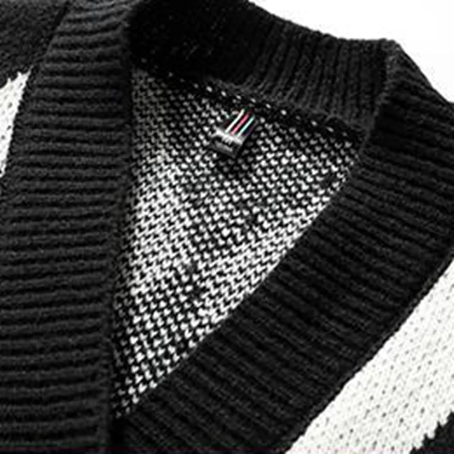 Men's Argyle Sweater Vest Button Down V Neck Sleeveless Fall Cardigan Casual Knitted Slim Fit Jumper Tops