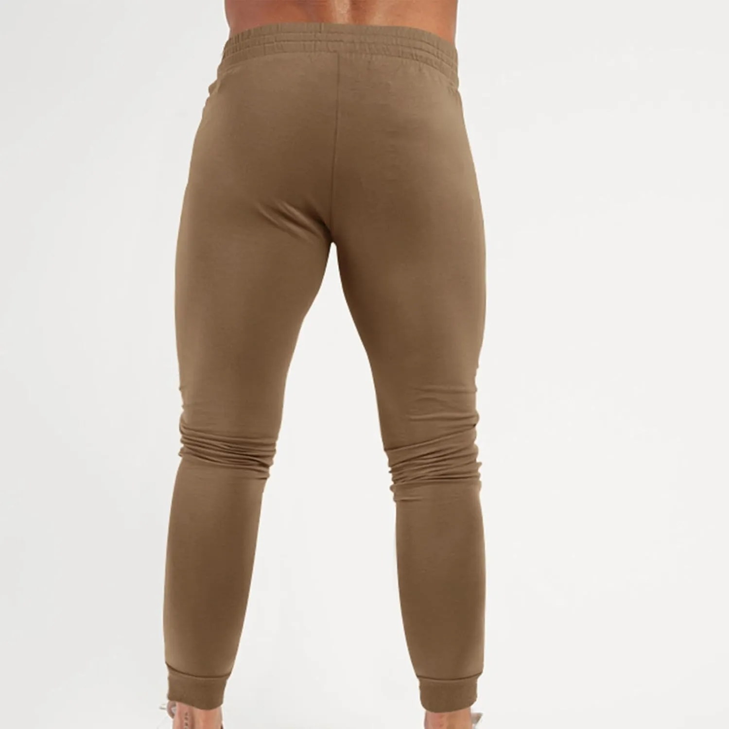 Mens Gym Jogger Pants Drawstring Stretch Workout Training Pants Slim Fit Bodybuilding Sweatpants with Zipper Pockets