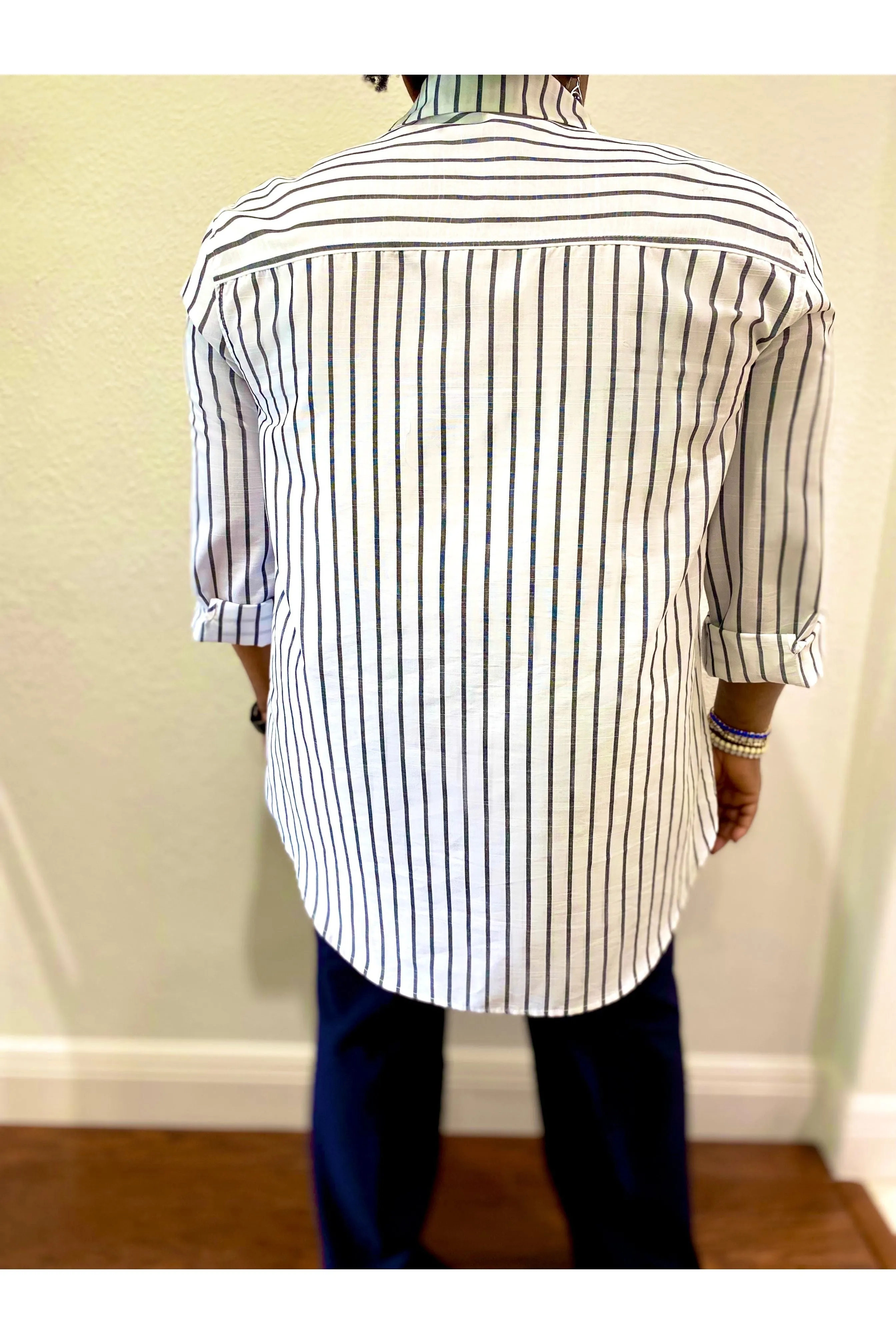 Striped Button Down Shirt