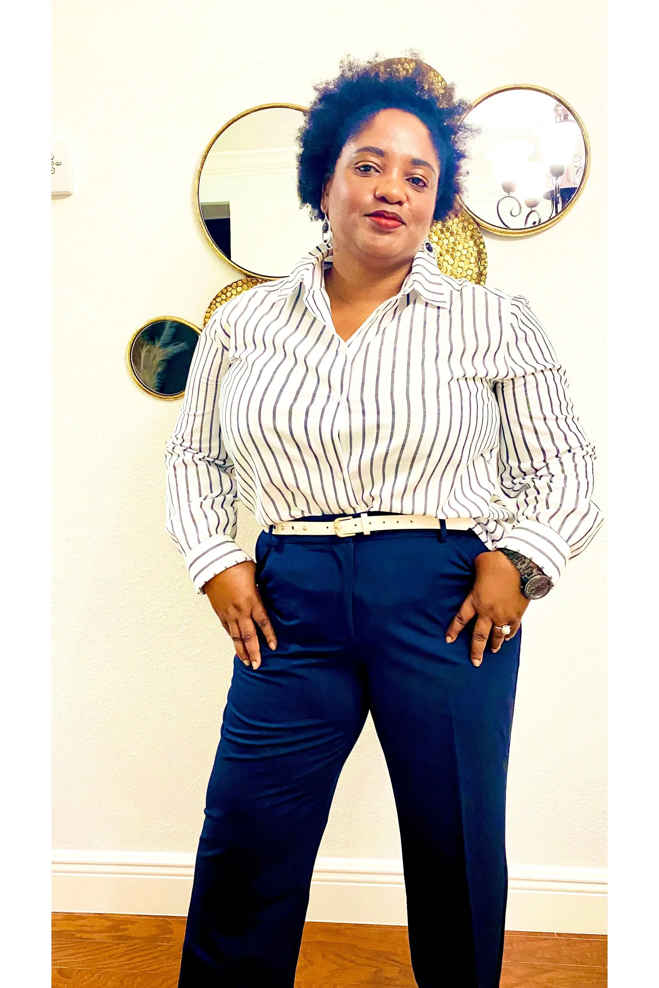 Striped Button Down Shirt
