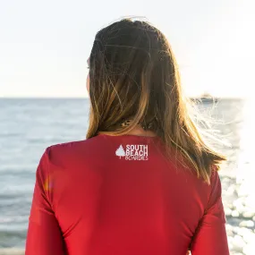 Women's Rashie Shrug: Burgundy