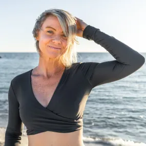 Women's Rashie Shrug: Titanium
